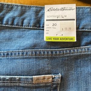 Eddie Bauer Slim Boyfriend Jeans 20 Tall